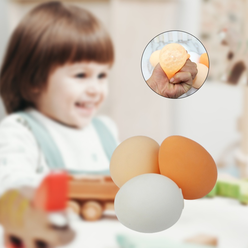 Đồ Chơi Nắn Bóp Hình Quả Trứng Giúp Giải Tỏa Căng Thẳng