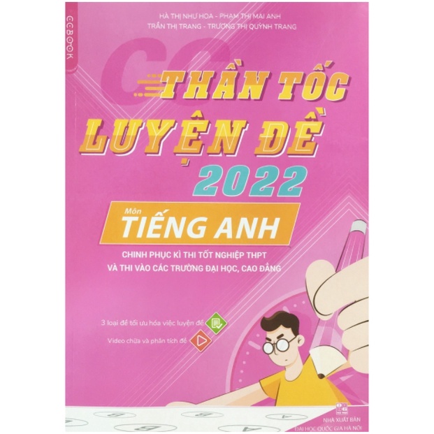 Sách - CC Thần tốc luyện đề 2022 Tiếng Anh