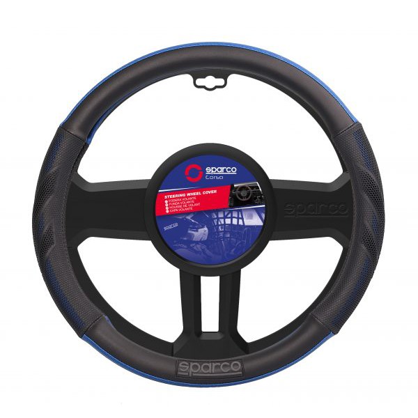 Bọc vô lăng cao cấp  dành cho nhiều loại xe hơi Sparco SPC100BKS