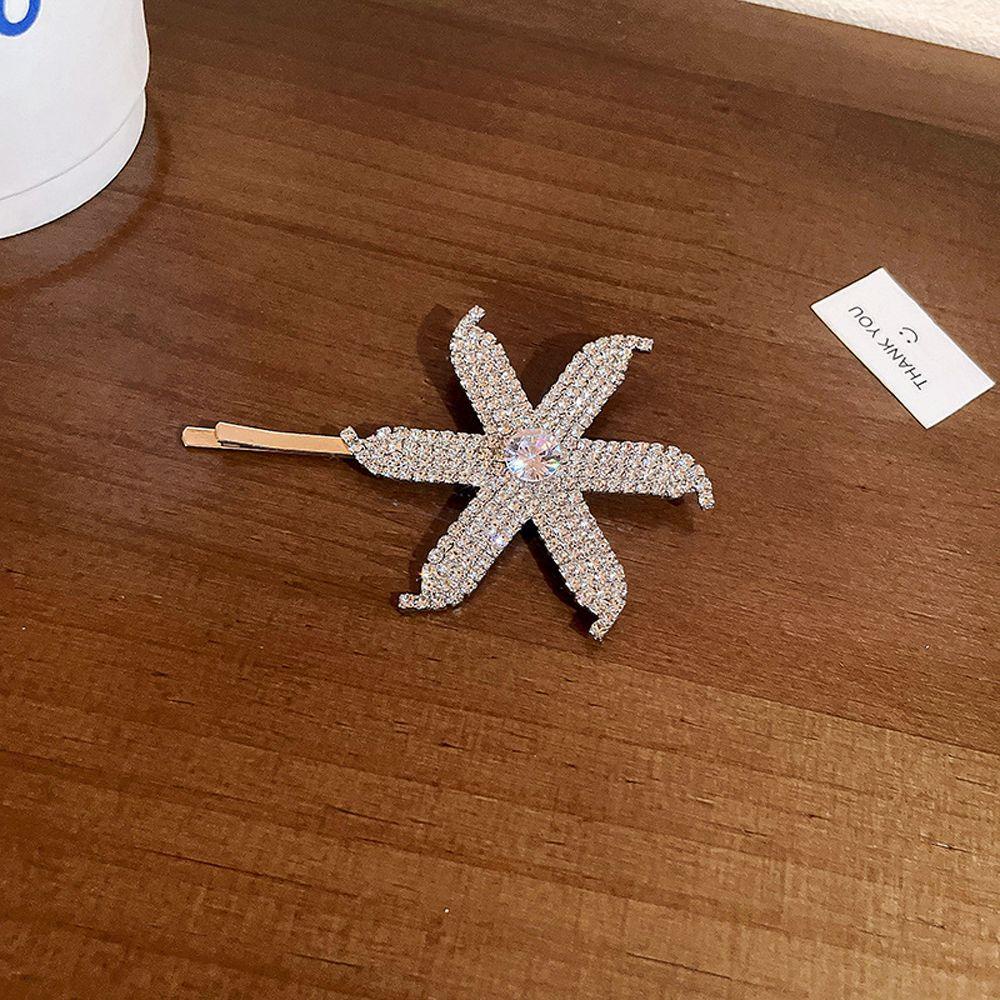 TWINKLE Kẹp Tóc Mỏ Vịt Họa Tiết Hình Học Rỗng Kiểu Vintage Dễ Thương Cho Bạn Gái