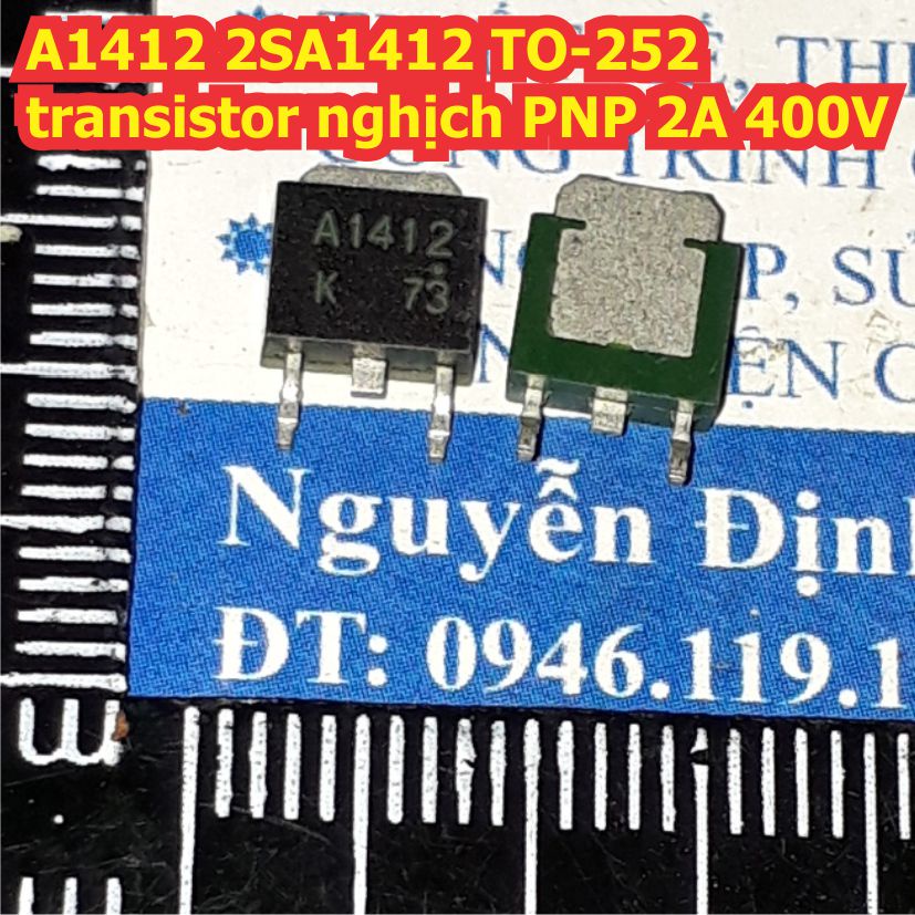 5 con A1412 2SA1412 TO-252 transistor nghịch PNP 2A 400V kde7967