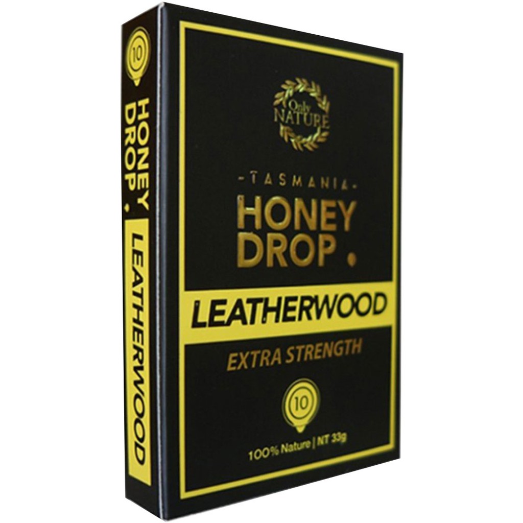 Kẹo sả nhân mật ong HONEY DROP-Tasmania (Hộp10 viên)