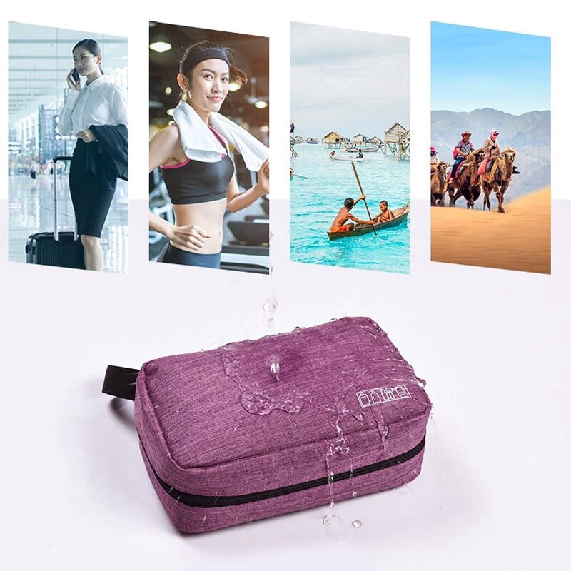 Túi đựng mỹ phẩm và dụng cụ vệ sinh cá nhân tiện lợi cho du lịch