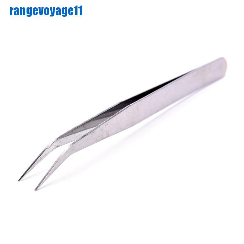 Bộ 2 Dụng Cụ Kéo Lông Mày Thẳng Và Cong Bằng Thép Không Gỉ