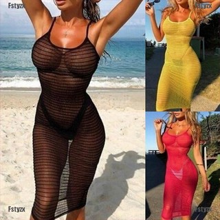 Đầm Lưới Khoác Ngoài Bikini