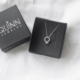 Dây chuyền nhẫn đính đá