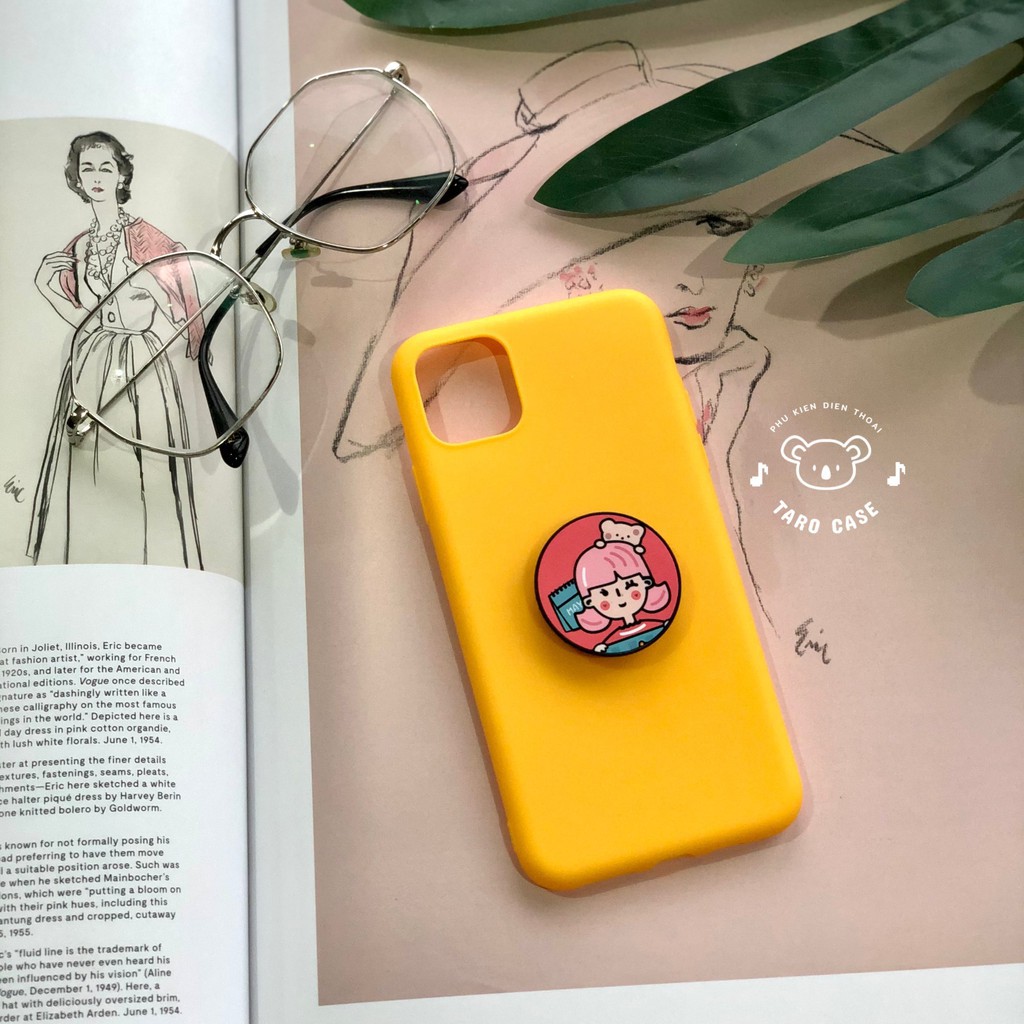 Giá đỡ chống lưng điện thoại ⚡ 𝐅𝐑𝐄𝐄𝐒𝐇𝐈𝐏 ⚡ Popsockets smiley family phong cách hoạt hình dễ thương. | BigBuy360 - bigbuy360.vn