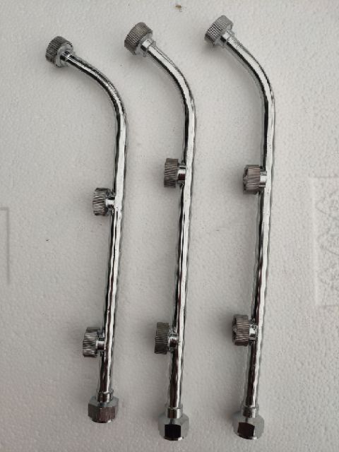 Béc phun Inox 3 đầu ren 14mm