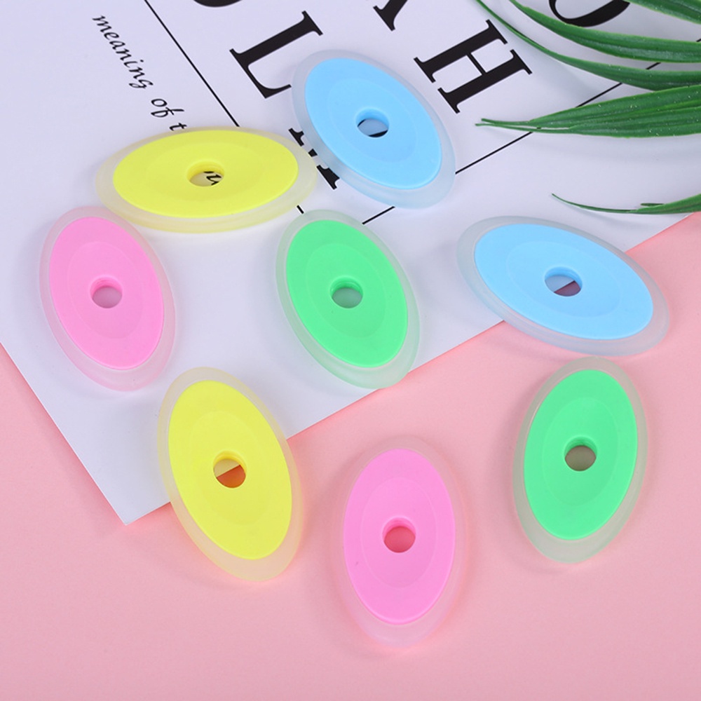 Set 10 gôm tẩy bút bi hình oval BACK2LIFE có thể xóa được dễ dàng