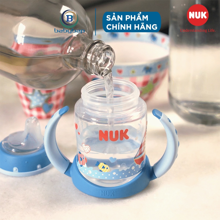 Bình Tập Uống NUK PP Disney 150ml Đầu Hút Silicone Y Tế Mềm, Độ Bền Tốt
