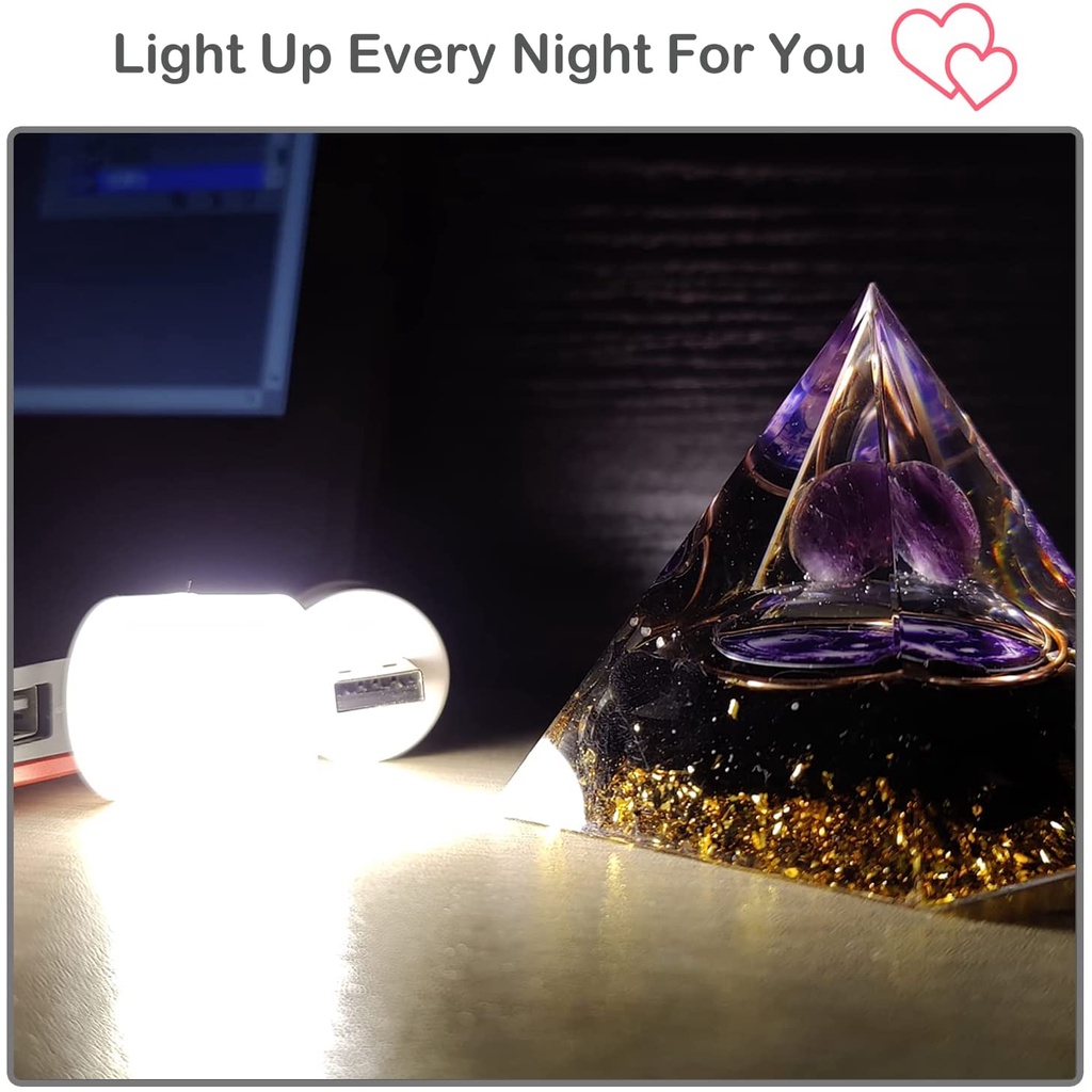 Đèn LED Đọc Sách Bảo Vệ Mắt Sạc USB Hình Tròn Nhỏ Tiện Lợi Dành Cho Máy Tính / Điện Thoại Di Động