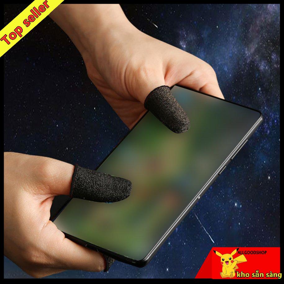 Set 2 bao ngón tay chơi game bằng sợi carbon chống trượt độ nhạy cao