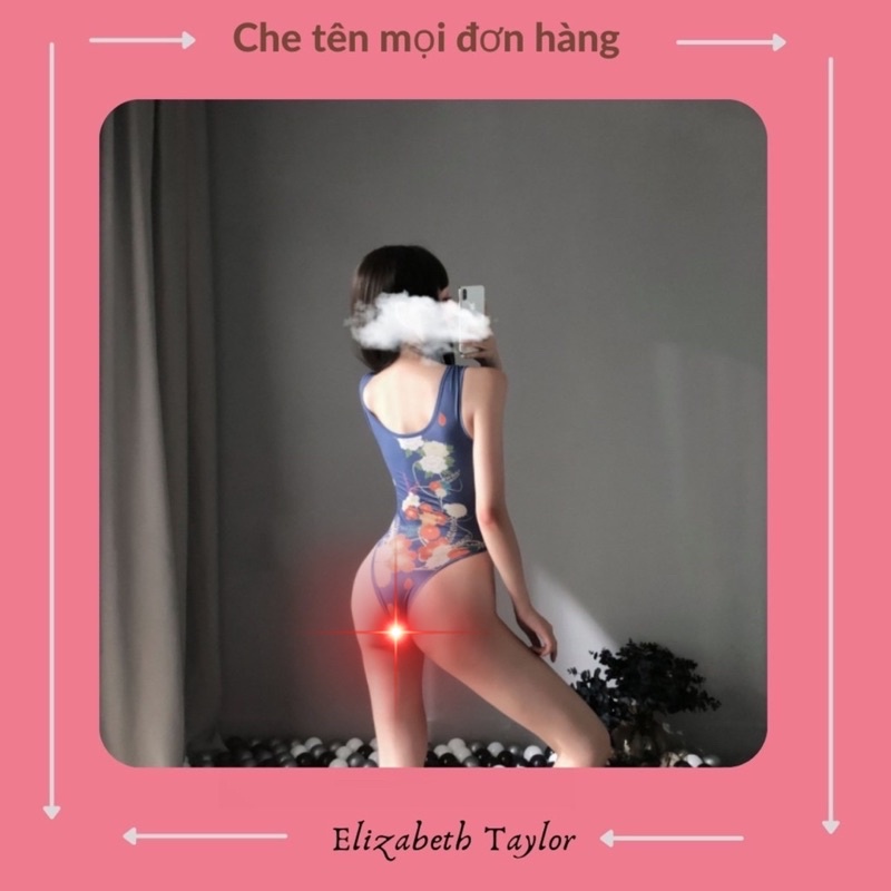 Anime Bodysuit Khoét Đũng | Cosplay Sexy Hoạ Tiết Anime Nhật Bản