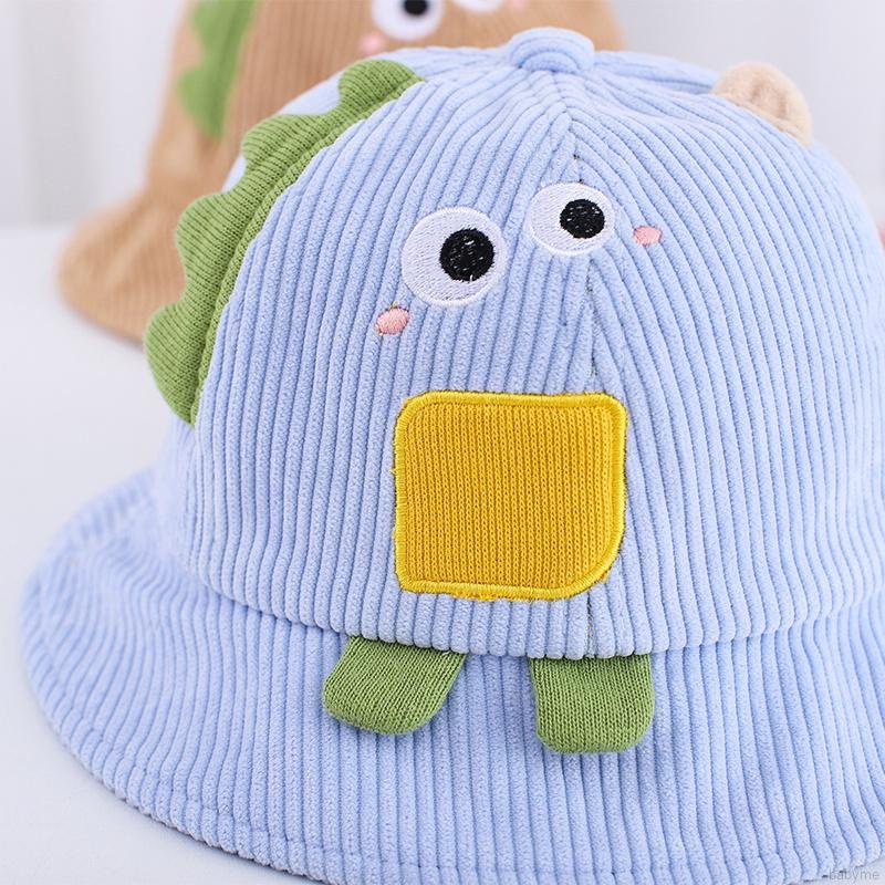 Mũ Tai Bèo Vải Nhung Họa Tiết Khủng Long Dễ Thương Cho Bé Gái Hoạt Hình