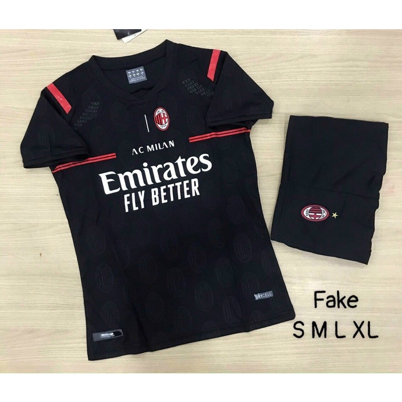 BỘ QUẦN ÁO BÓNG ĐÁ CLB AC MILAN MẪU MỚI 2021