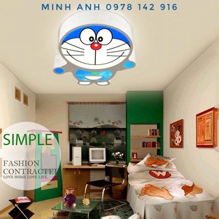 Đèn Ốp Trần LED Hình Doremon Cho Phòng Ngủ Bé OP1208 LED 3 Chế Độ