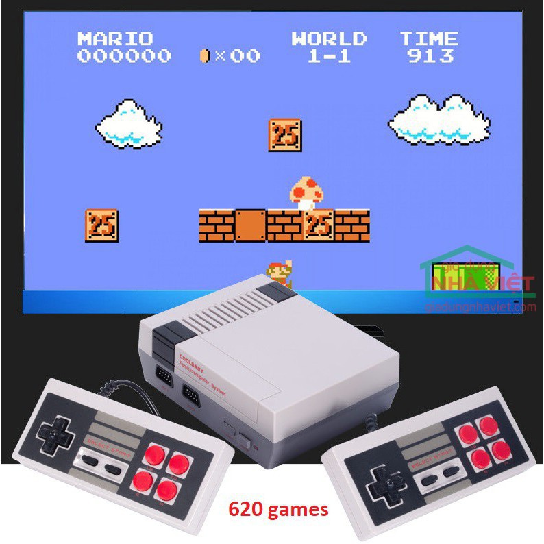 Máy chơi game 4 nút tích hợp 620 trò Nes