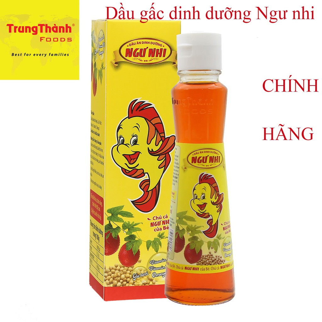 Dầu gấc tươi nguyên chất 100% Ngư Nhi chai thủy tinh 150ml