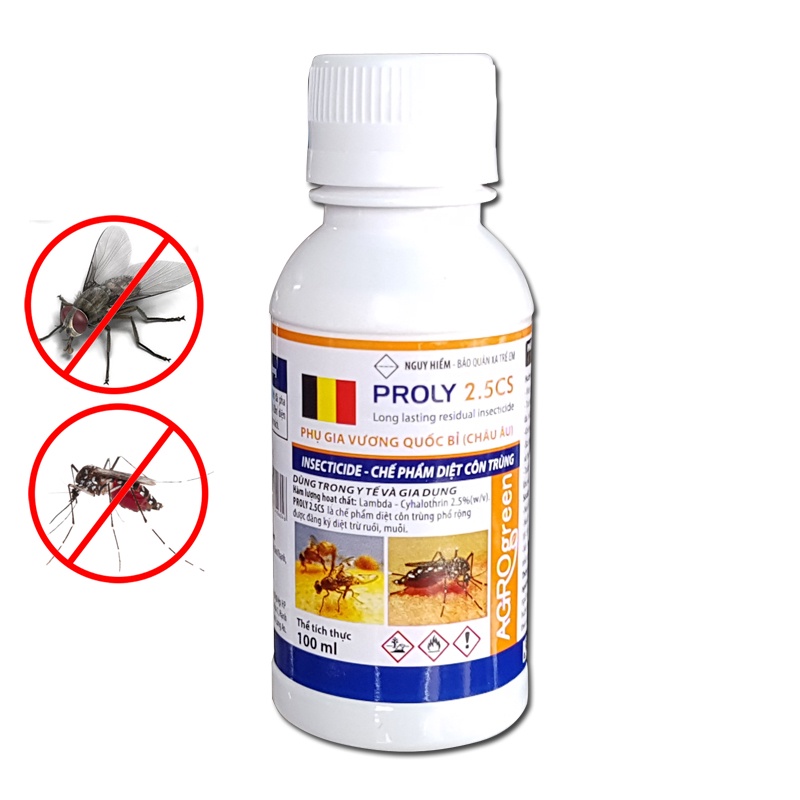 Thuốc diệt ruồi và côn trùng Proly 2.5CS 100ml