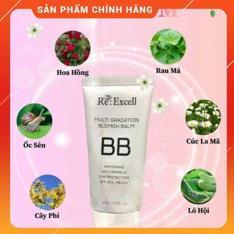 [Dùng là đẹp] BB Cream - Kem nền trang điểm che khuyết điểm (Mẫu mới)
