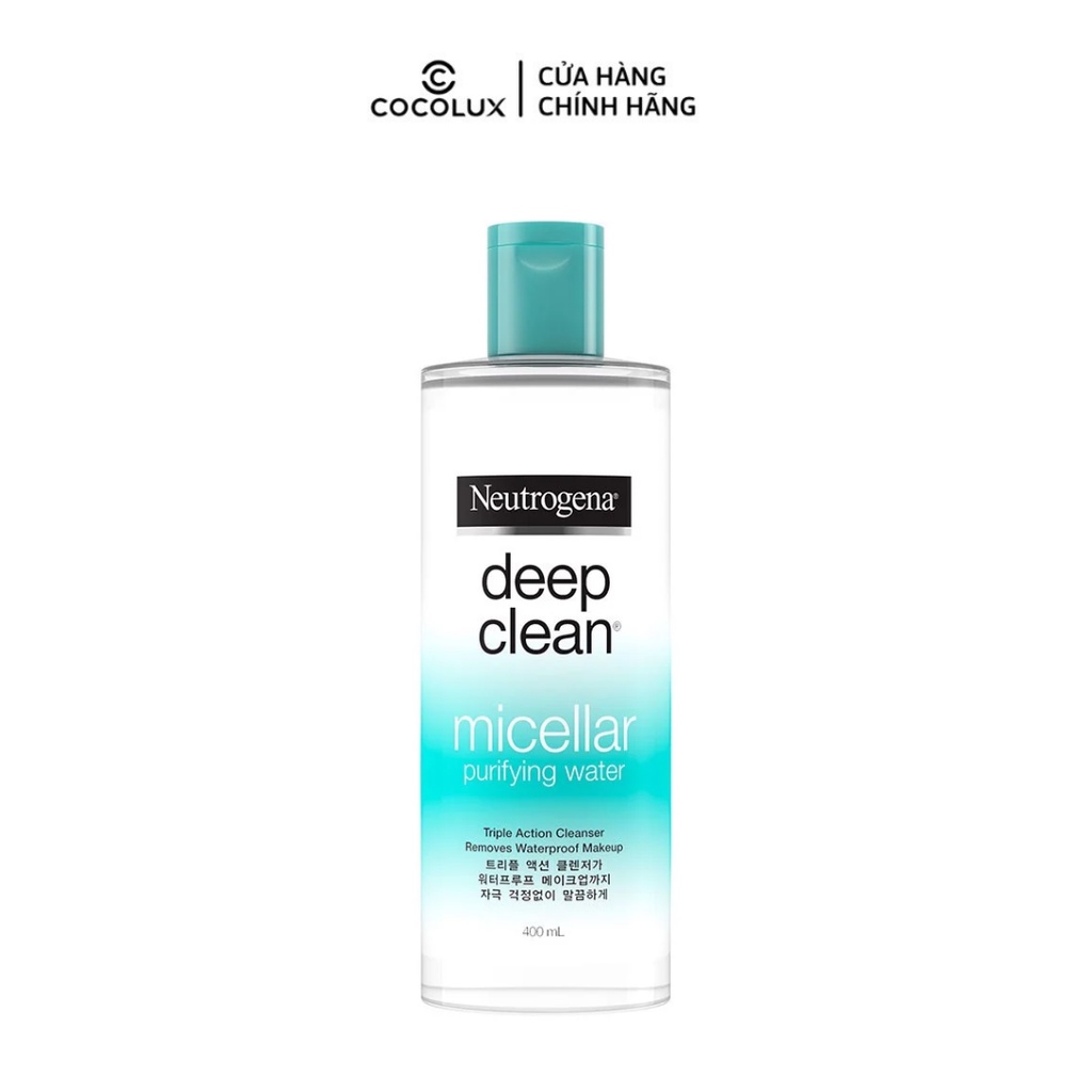 Nước Tẩy Trang Neutrogena Thanh Lọc, Làm Sạch Sâu 400ml