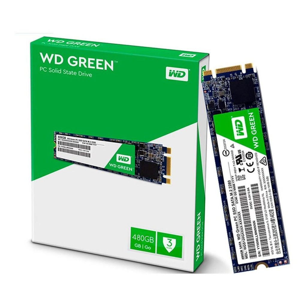Ổ cứng SSD Western Digital SSD WD Green 480GB 2.5&quot; M.2 - WDS480G2G0B - Hàng Chính Hãng