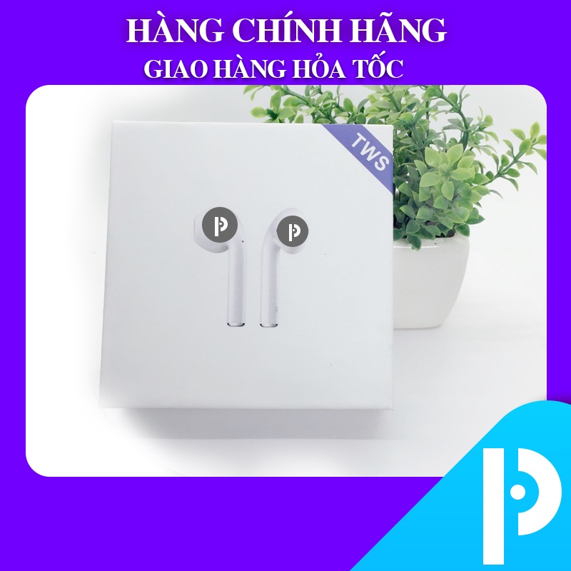Tai Nghe Bluetooth i12 TWS Không Dây Cảm Biến Vân Tay Nhét Tai Cho Điện Thoại Có Bluetooth