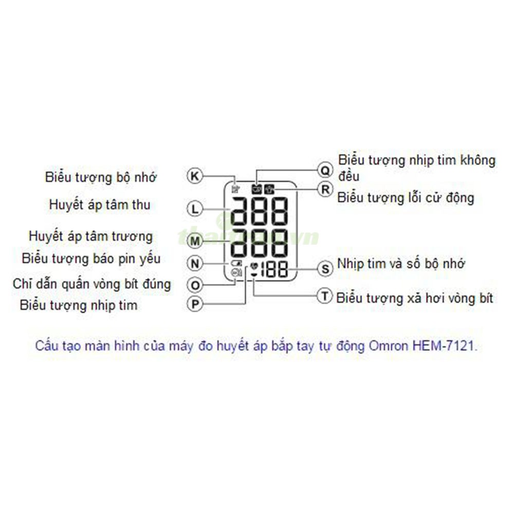 Đo huyết áp HEM 7121 - Omron