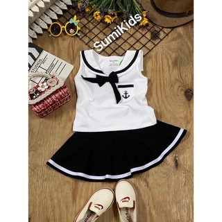 Set váy thuỷ thủ của Sumikids cho bé gái