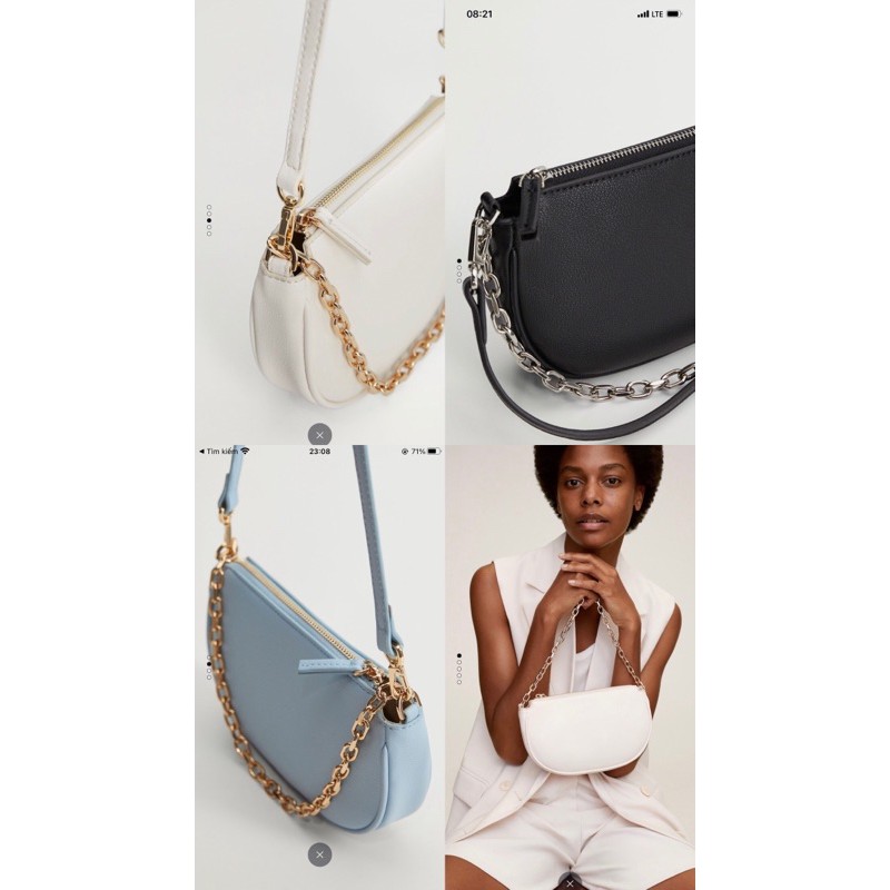 Túi Mango Auth Germany hai kiểu dây đeo