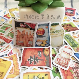 [Meobujooo] 14 mẫu snacks đồ ăn Nhật Bản dùng để trang trí sổ, notebook, bullet journal