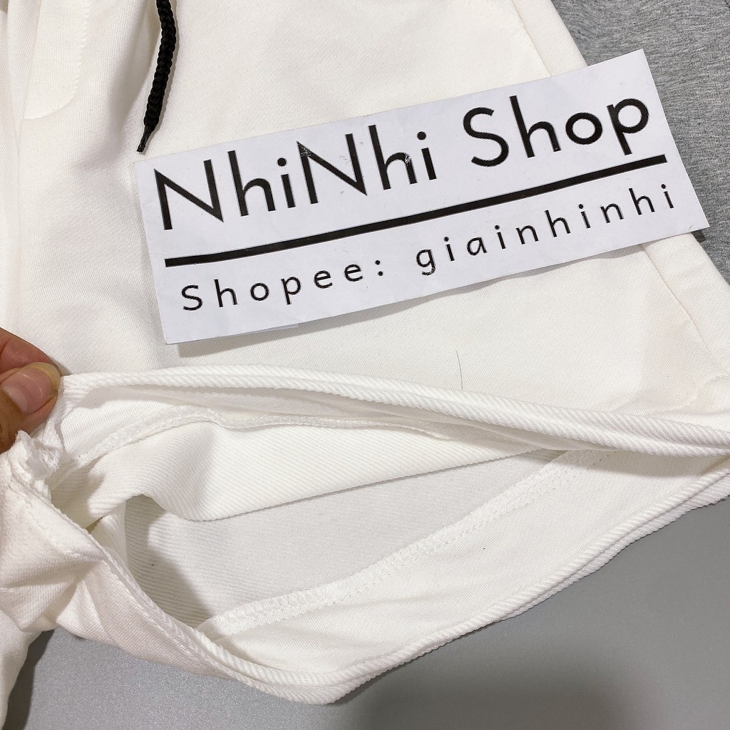 Quần short nữ cạp chun vải cotton, Quần đùi nữ dáng thể thao QS5532 - NhiNhi Shop