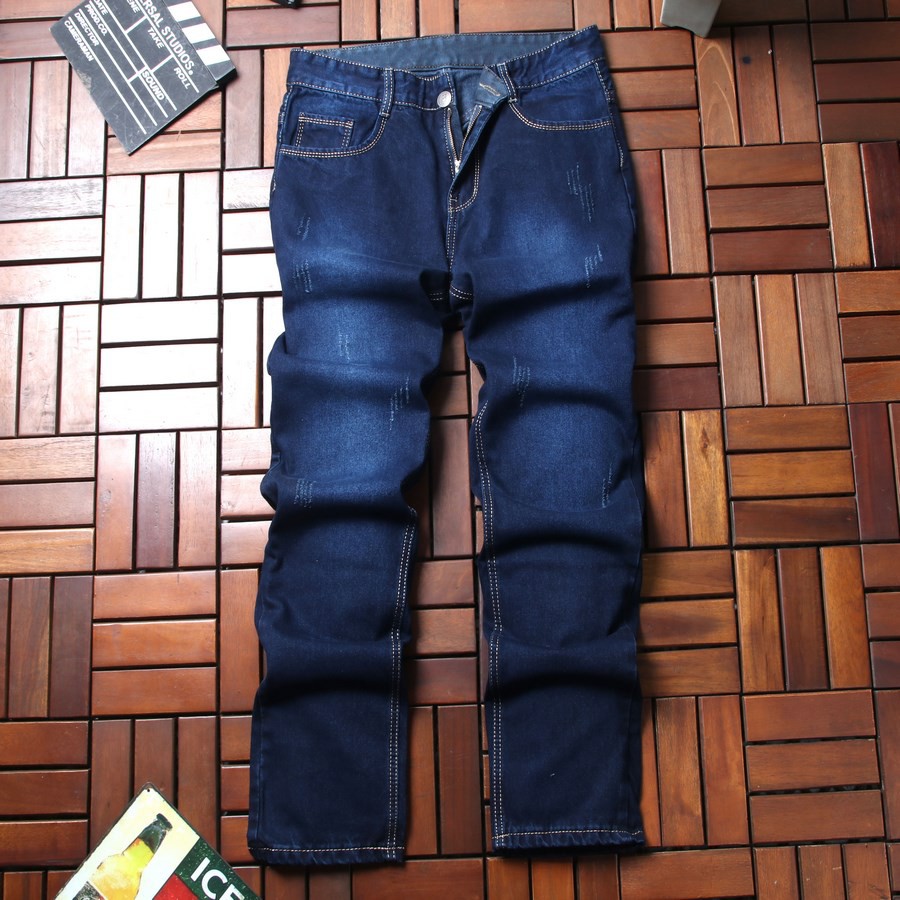 Quần jean nam xanh đen cào GN150 vải đẹp, chất lượng tốt Gấu Nâu hỗ trợ đổi trả trong 15 ngày 