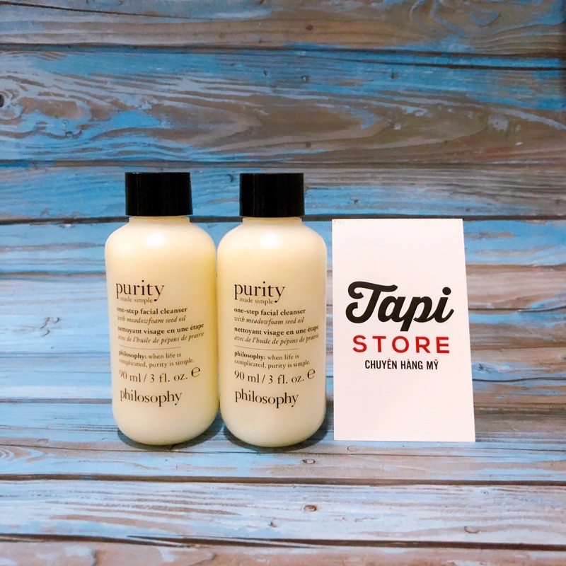 Sữa rửa mặt Philosophy purity made simple one step facial cleanser