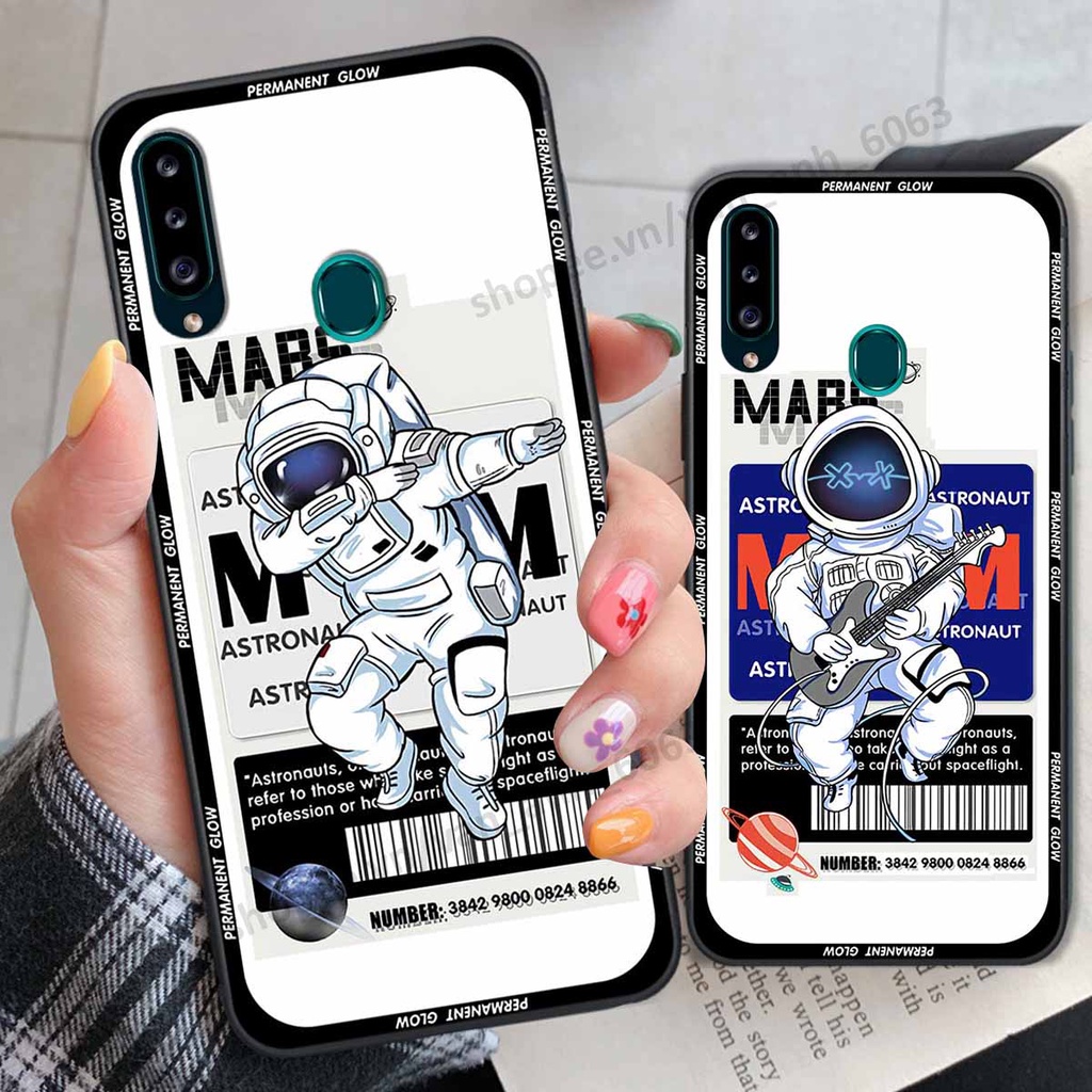 Ốp Samsung A20s be@r brick mars thời trang, ốp lưng điện thoại viền dẻo siêu chất