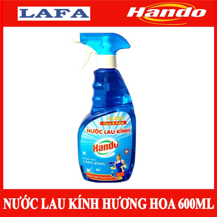 [HANDO VIỆT NAM] Nước Lau Kính Chính Hãng Hando Việt Nam, hương Hoa 600ml