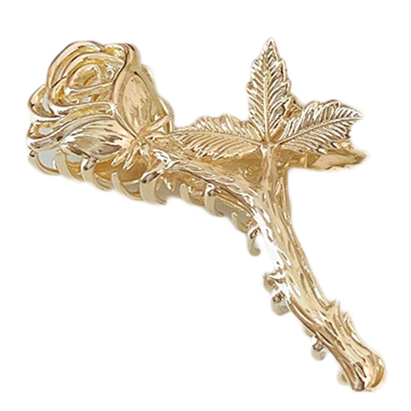 Kẹp Tóc Càng Cua Hình Hoa Hồng Thanh Lịch Cho Nữ