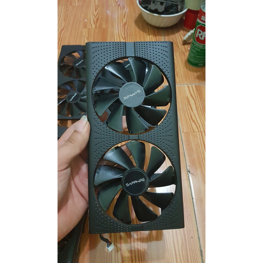 Fan, Quạt Tản Nhiệt Rx 580 570 470 Gpu Cho Đồ Họa Sapphire Radeon series