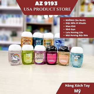 [XÁCH TAY MỸ] Nước Rửa Tay Khô Bath and Body Works BBW Xách Tay Mỹ 29ml - Sạch 99% Vi Khuẩn, Lưu Hương Lâu - AZ 9193