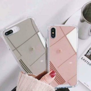 ( Xả hàng) Ốp Gương Soi Iphone Xs Max Vàng Hồng