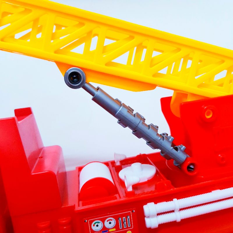 Đồ chơi xe cứu hỏa chạy trớn có thang nâng 35cm