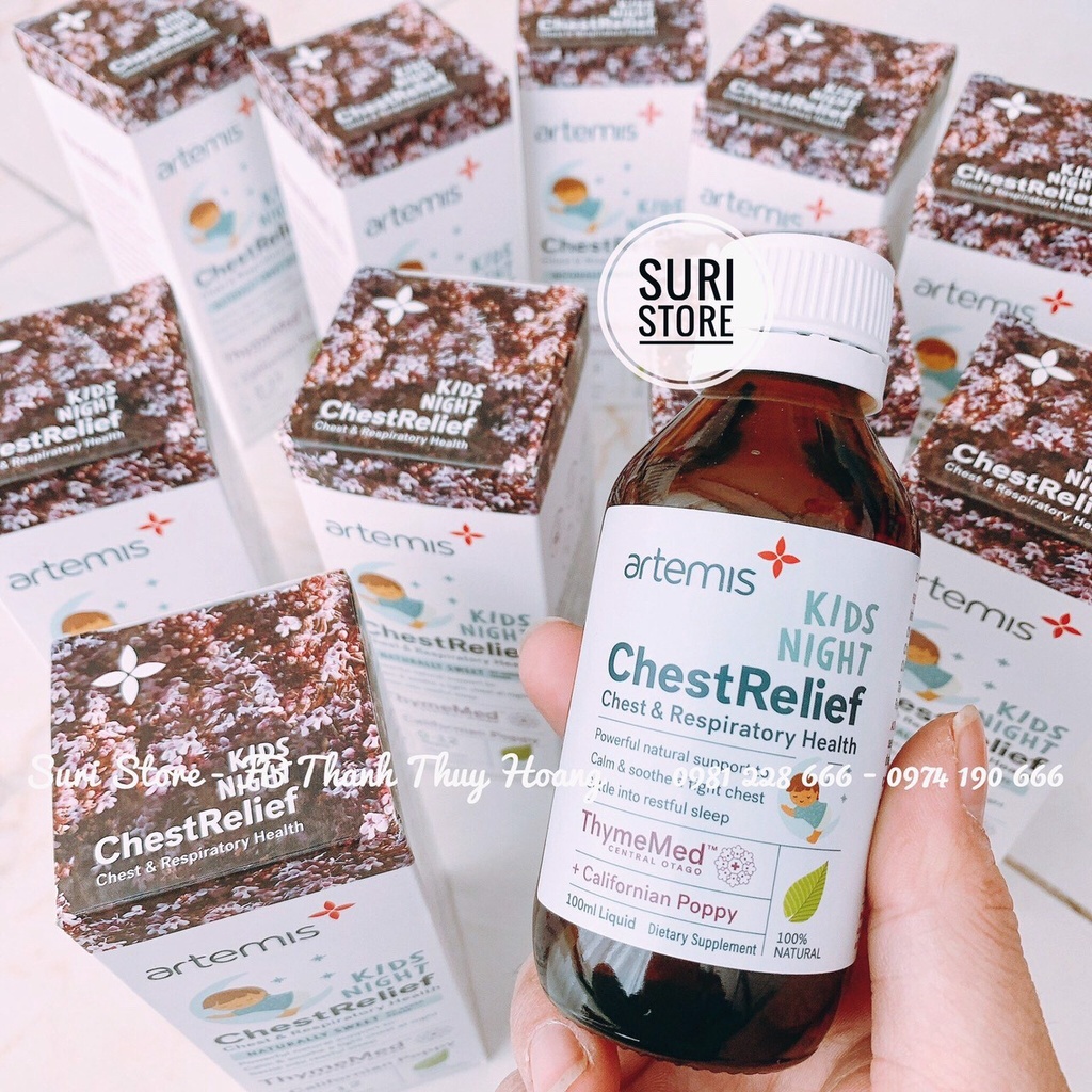 Siro Ho Artemis Chest Relief Day / Night NewZealand cho bé từ 0-12y