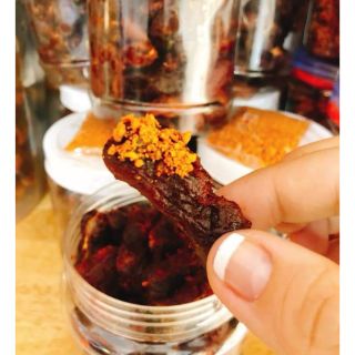 Me lào chấm muối tôm hộp 500g