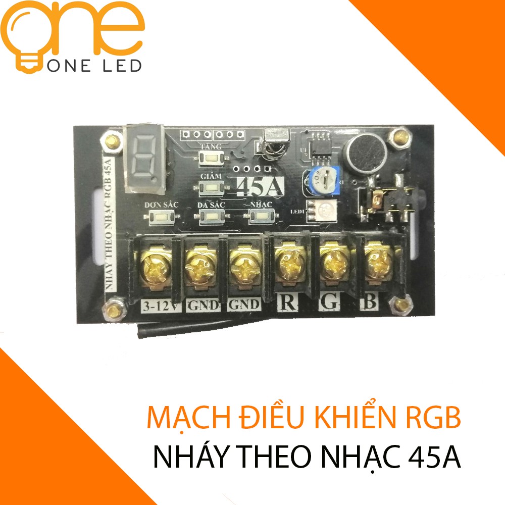 Mạch RGB NHÁY THEO NHẠC OneLED 45A