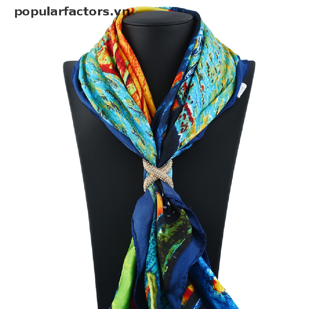 Ghim Cài Khăn Choàng Đính Pha Lê Sang Trọng