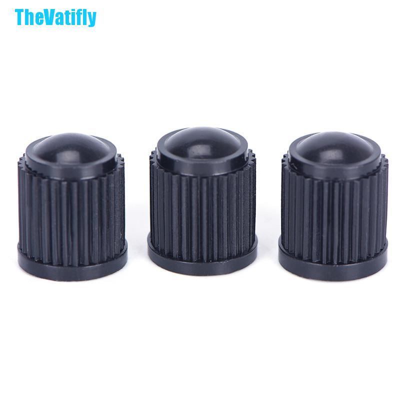 Bộ 50 Nắp Nhựa Đậy Van Bánh Xe Hơi Màu Đen Chống Bụi