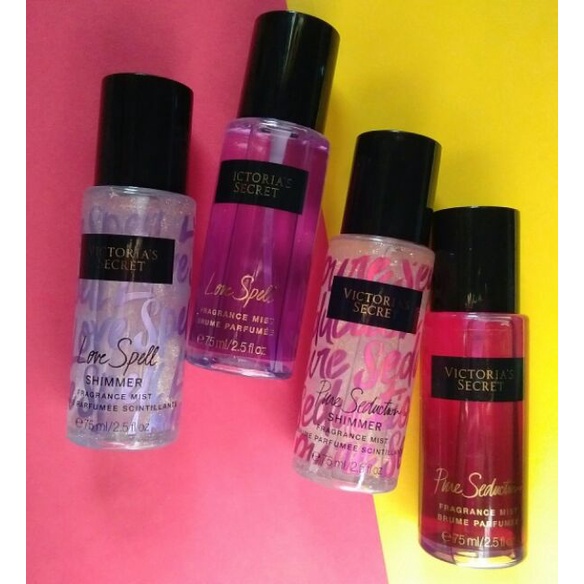 Xịt Thơm Victoria’s Secret I Love Shimmer Mini Fragrance Mist Gift Set 2 (75ml) | BigBuy360 - bigbuy360.vn