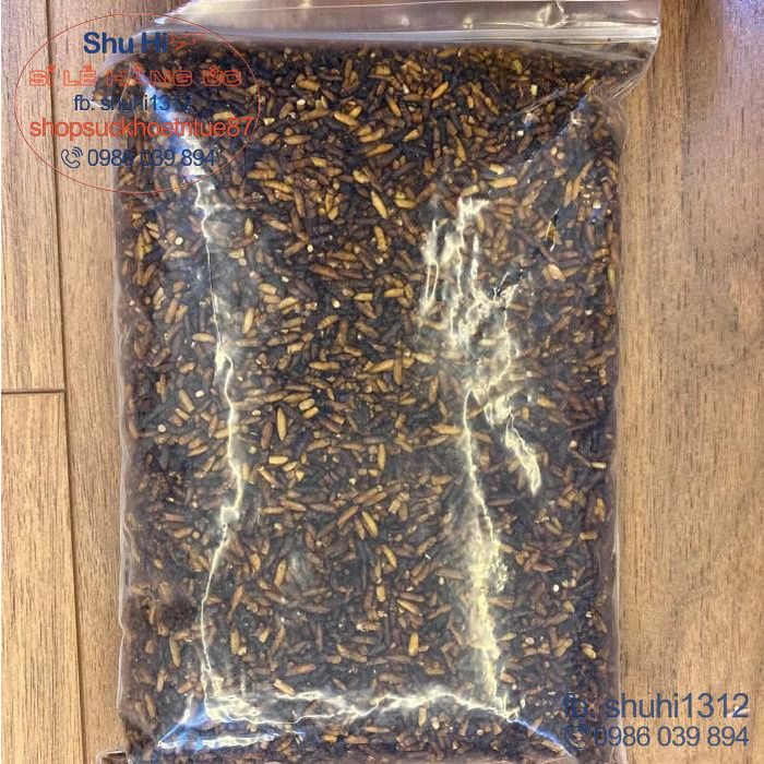 1kg Gạo rang cháy bếp củi, hỗ trợ trào ngược dạ dày, thải Virus HP theo công thức gạo rang cháy rau thuốc Thành Mắt