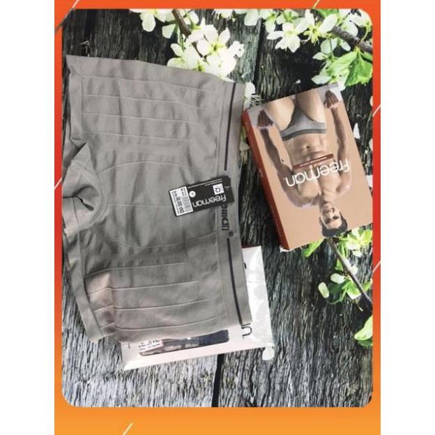 FREEMAN -Đùi dệt dập sóng ko đường may MS6513- (90% polyamide-10% Spandex)