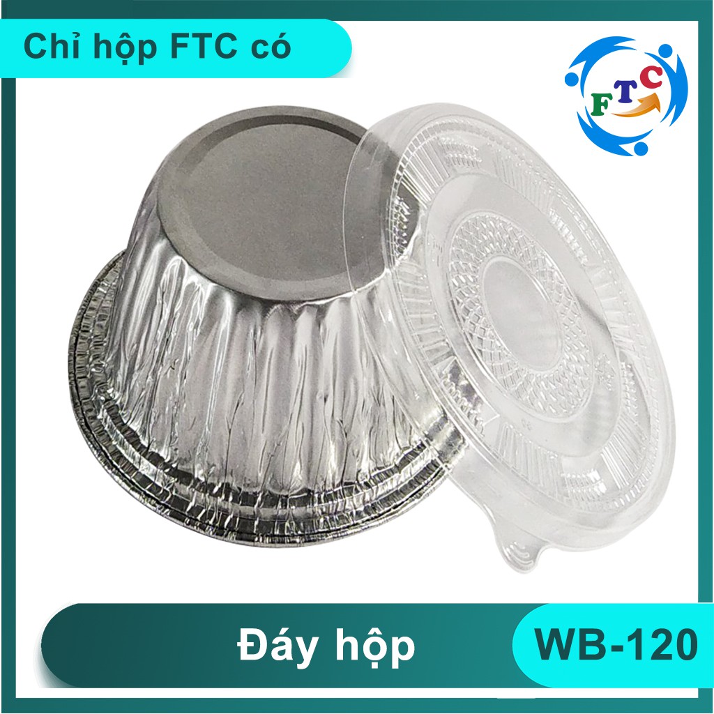 Khay nhôm Ftc chén giấy bạc 400ml siêu tiện lợi dùng 1 lần MS120